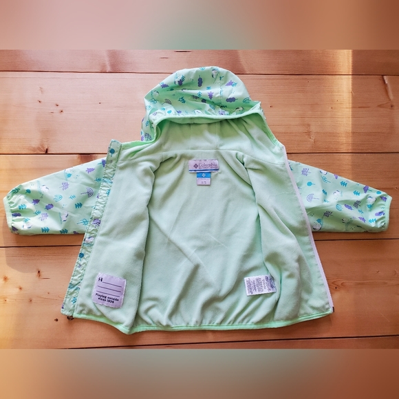 Columbia Toddler Girls' Mini Pixel Grabber Water Resistant Jacket - Unicorn - Picture 2 of 5